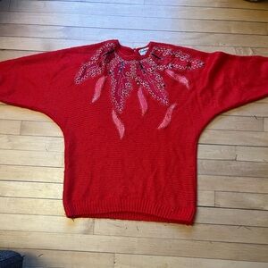 Vintage Beaded Sweater